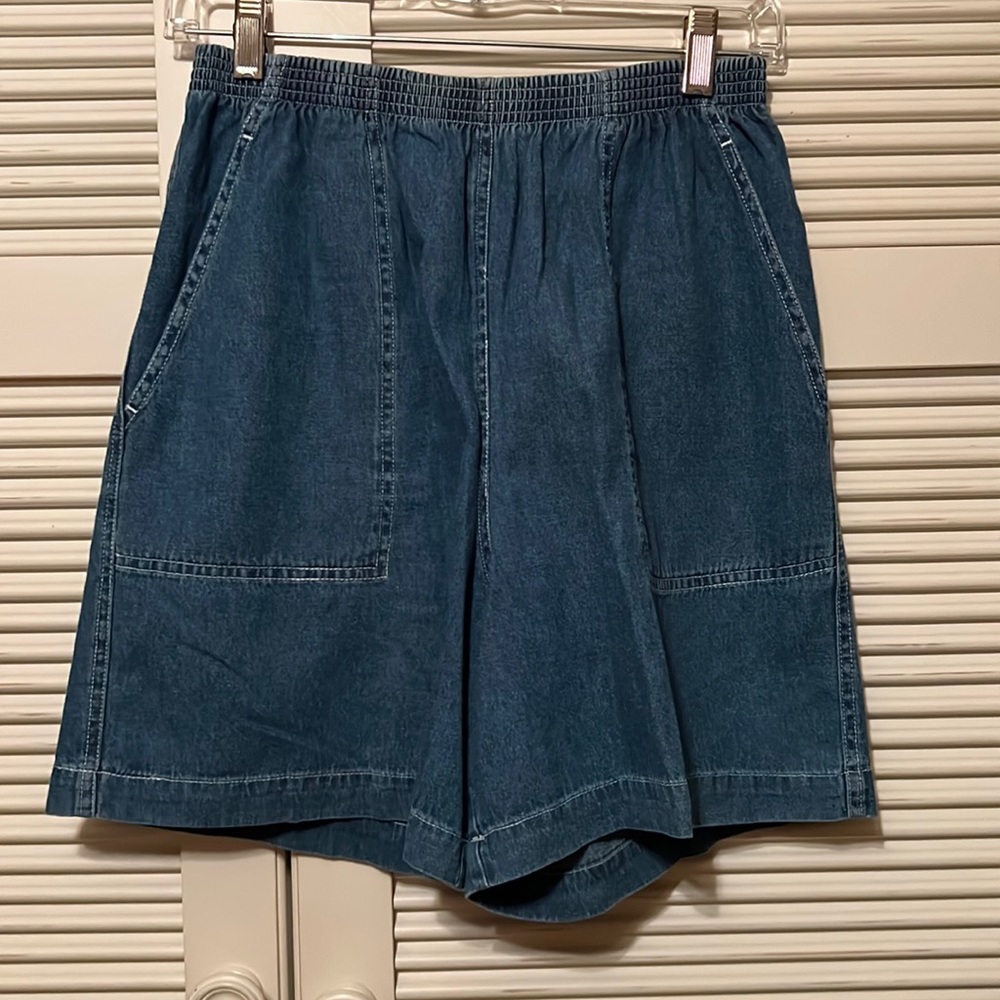JONES NEW YORK Sport Petite Denim Cargo Shorts
